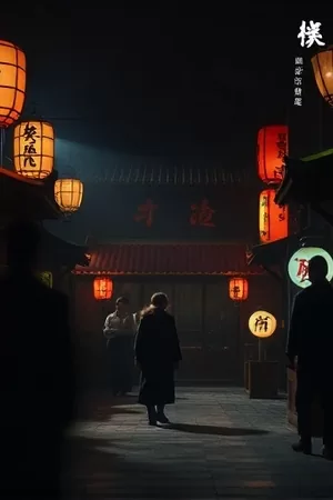 番剧《云端牧场》海报：云层之上的木屋与低头吃草的羊群