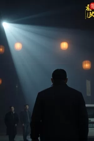剧集《第八个秋天》海报：银杏小道上推着自行车的中年男子